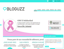 Tablet Screenshot of bloguzz.com
